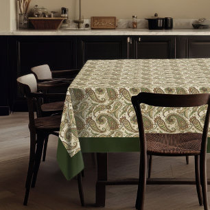 Mantel Moda Earthy Swirl Tablecloth Estilo Boho para comi