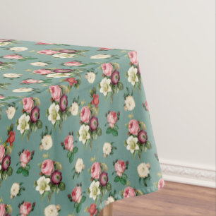 Mantel Moda elegante de patrón floral victoriano vintage