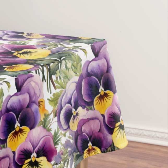 Mantel Moda Pansies Púrpura (In Situ)