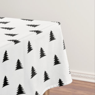 Mantel Moda simple Navidades Monocromáticos Pinetree