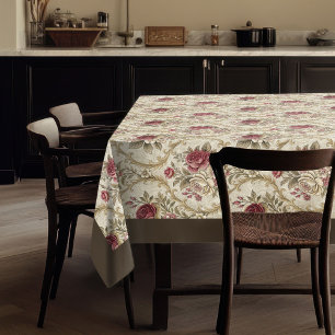 Mantel Moda Vintage Floral Fusion Lujoso de inspiración v