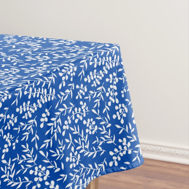 Mantel Modalidad floral simple de granja en azul (In Situ)