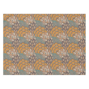 Mantel Modelo abstracto de la pluma del pavo real