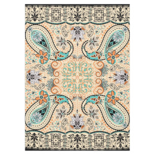 Mantel Modelo abstracto retro de moda enrrollado de Boho
