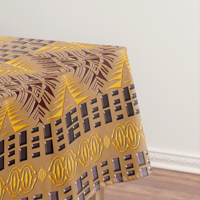 Mantel modelo africano tribal étnico (In Situ)