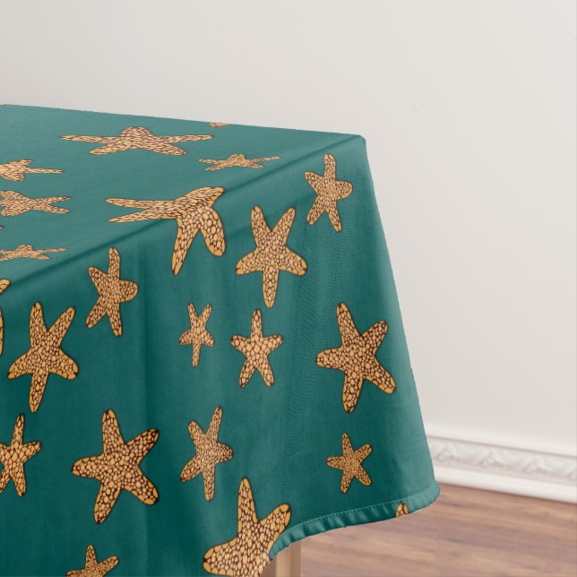 Mantel Modelo anaranjado de las estrellas de mar (In Situ)