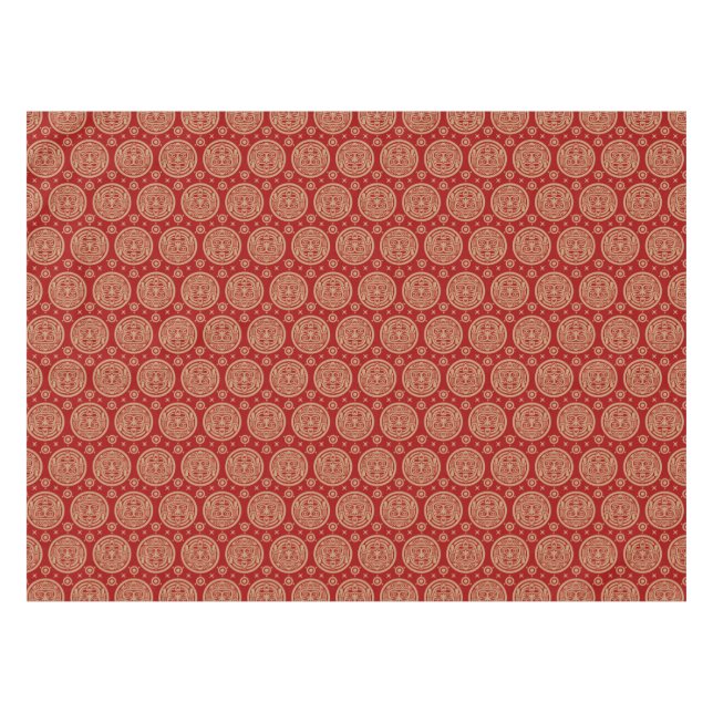 Mantel Modelo azteca (Frente (Horizontal))