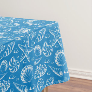 Mantel Modelo azul 2 de la playa