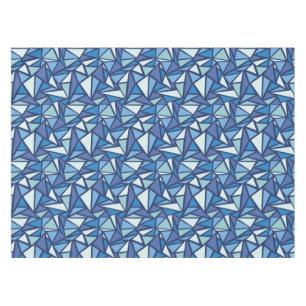 Mantel Modelo azul abstracto de Crsytal del hielo