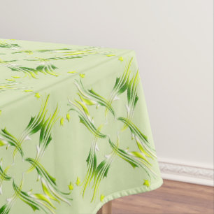 Mantel Modelo barroco de la verde lima del estilo