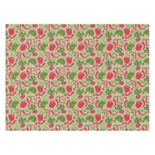 Mantel Modelo brillante de verduras frescas