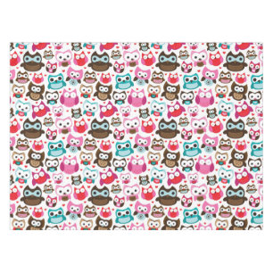 Mantel modelo colorido del búho