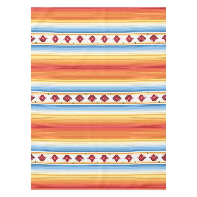 Mantel Modelo combinado de Serape del mexicano (Anverso)