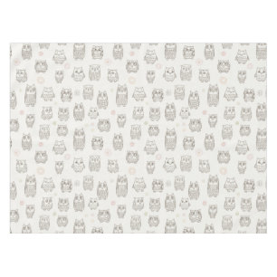 Mantel Modelo con los búhos