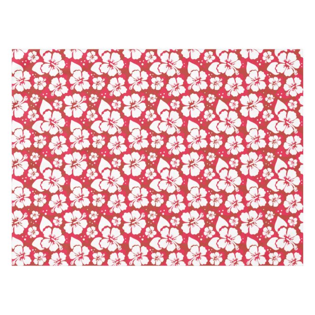 Mantel Modelo de flores del hibisco (Frente (Horizontal))