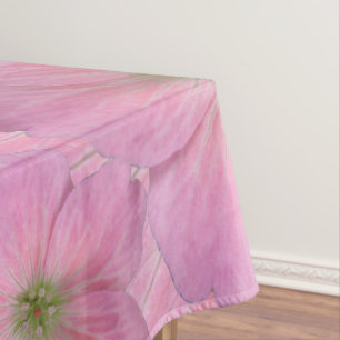 Mantel Modelo de flores rosado dulce del jardín