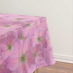 Mantel Modelo de flores rosado dulce del jardín