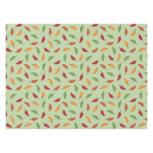 Mantel Modelo de la pimienta de chiles (Frente (Horizontal))