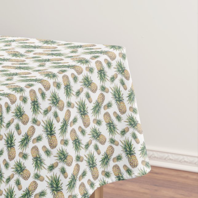 Mantel Modelo de la piña de la acuarela (In Situ)