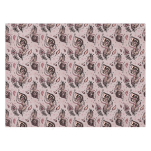 Mantel Modelo de la pluma del pavo real