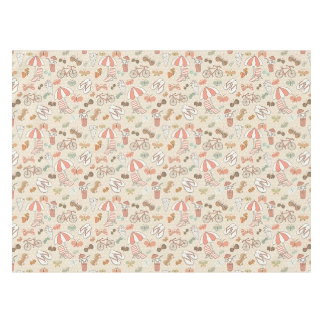 Mantel Modelo de las vacaciones de verano (Frente (Horizontal))