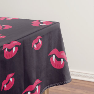 Mantel Modelo de los labios y de los colmillos del