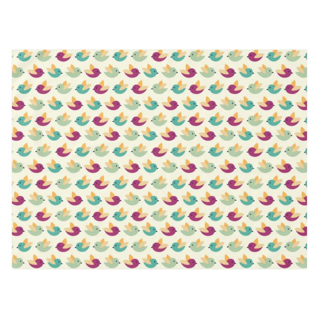 Mantel Modelo de los pájaros (Frente (Horizontal))