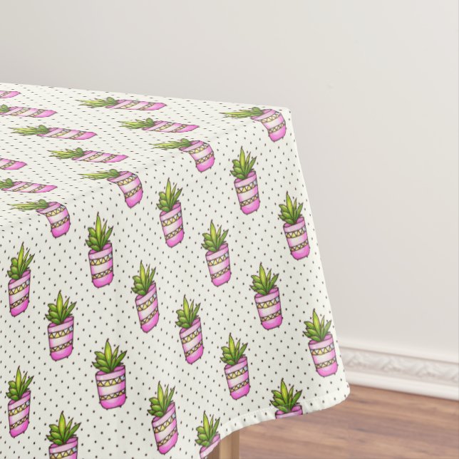 Mantel Modelo de lunar suculento de la acuarela (In Situ)