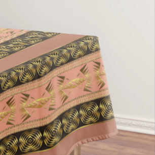 Mantel Modelo de oro africano étnico