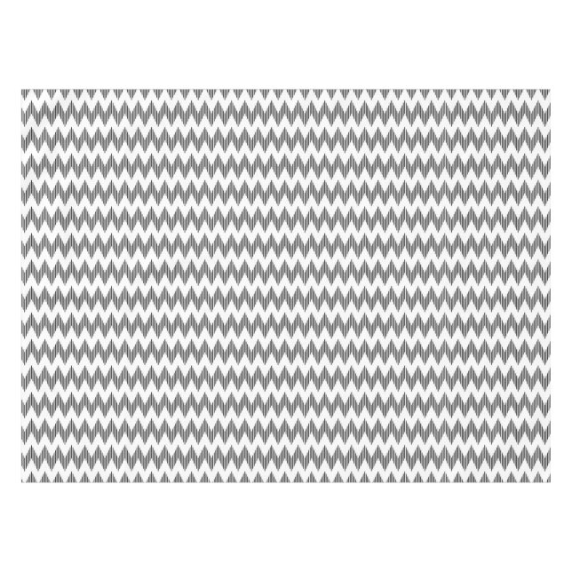 Mantel Modelo de zigzag geométrico (Frente (Horizontal))