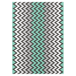 Mantel Modelo de ZIGZAG - gris blanco negro + su idea