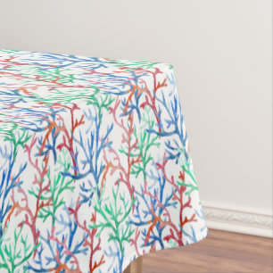 Mantel Modelo del coral de la acuarela