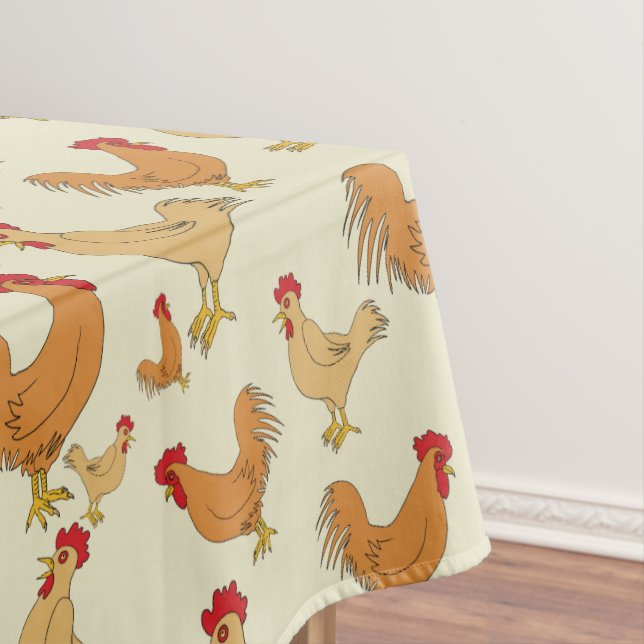 Mantel Modelo del diseño del pollo de Brown (In Situ)