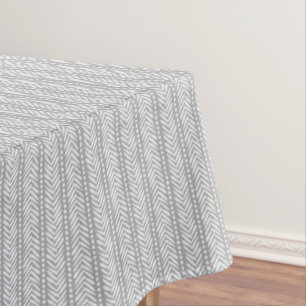 Mantel Modelo dibujado mano gris de Chevron