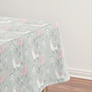 Mantel Modelo en colores pastel de la llama