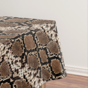 Mantel Modelo fotográfico del falso piel de serpiente