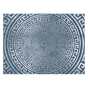 Mantel Modelo griego circular del meandro - Ornamen