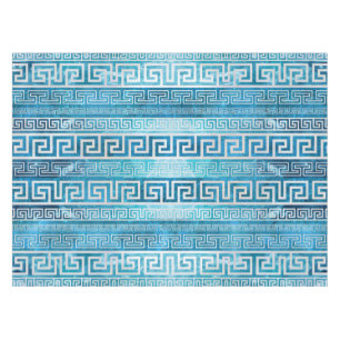 Mantel Modelo griego del meandro - ornamento dominante