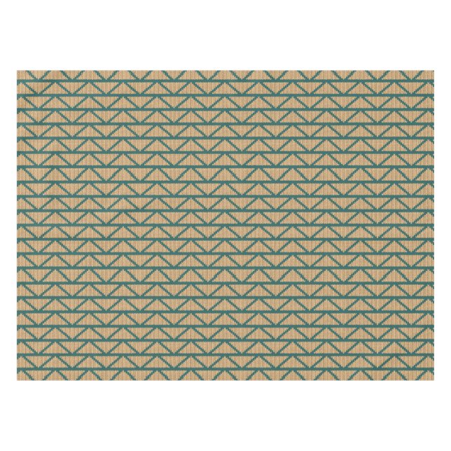 Mantel Modelo hecho punto estilo étnico (Frente (Horizontal))