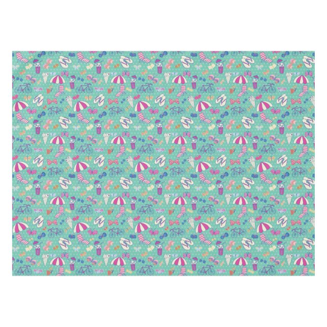 Mantel Modelo hermoso con los elementos del verano (Frente (Horizontal))