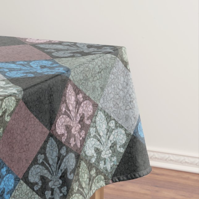 Mantel Modelo medieval elegante de la flor de lis (In Situ)