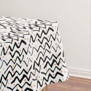 Mantel Modelo negro de los movimientos y de puntos del