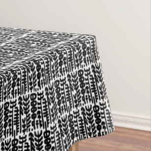 Mantel Modelo negro del árbol del movimiento de la tinta