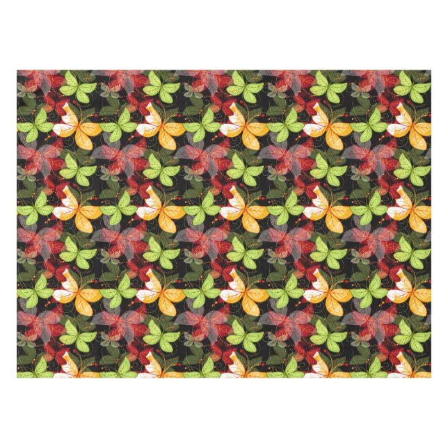 Mantel Modelo oscuro del otoño (Frente (Horizontal))