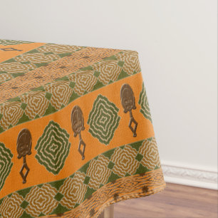 Mantel Modelo rayado tribal africano étnico