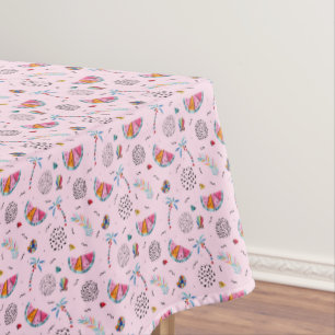 Mantel Modelo rosado tropical del estilo de Memphis