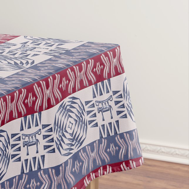 Mantel Modelo tribal africano étnico con los simbols (In Situ)