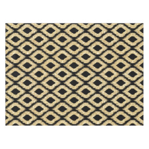 Mantel Modelo tribal del purpurina negro elegante del oro