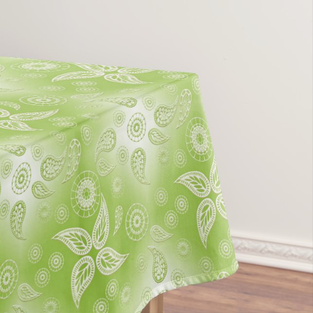Mantel Modelo verde del verano de Paisley (In Situ)