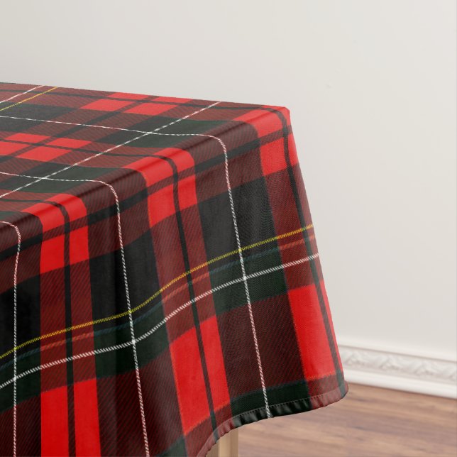 Mantel Modern Wallace Red Scottish Tartan Plaid Pattern (In Situ)